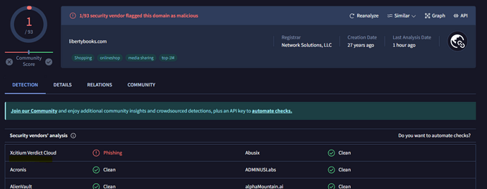 Screenshot False Positive